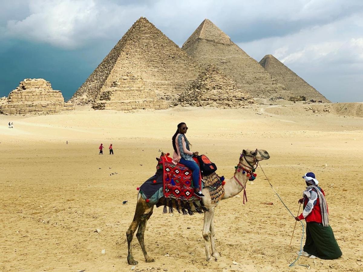 Draz Pyramids View Bed & Breakfast Kafret el-Gabal Exterior photo
