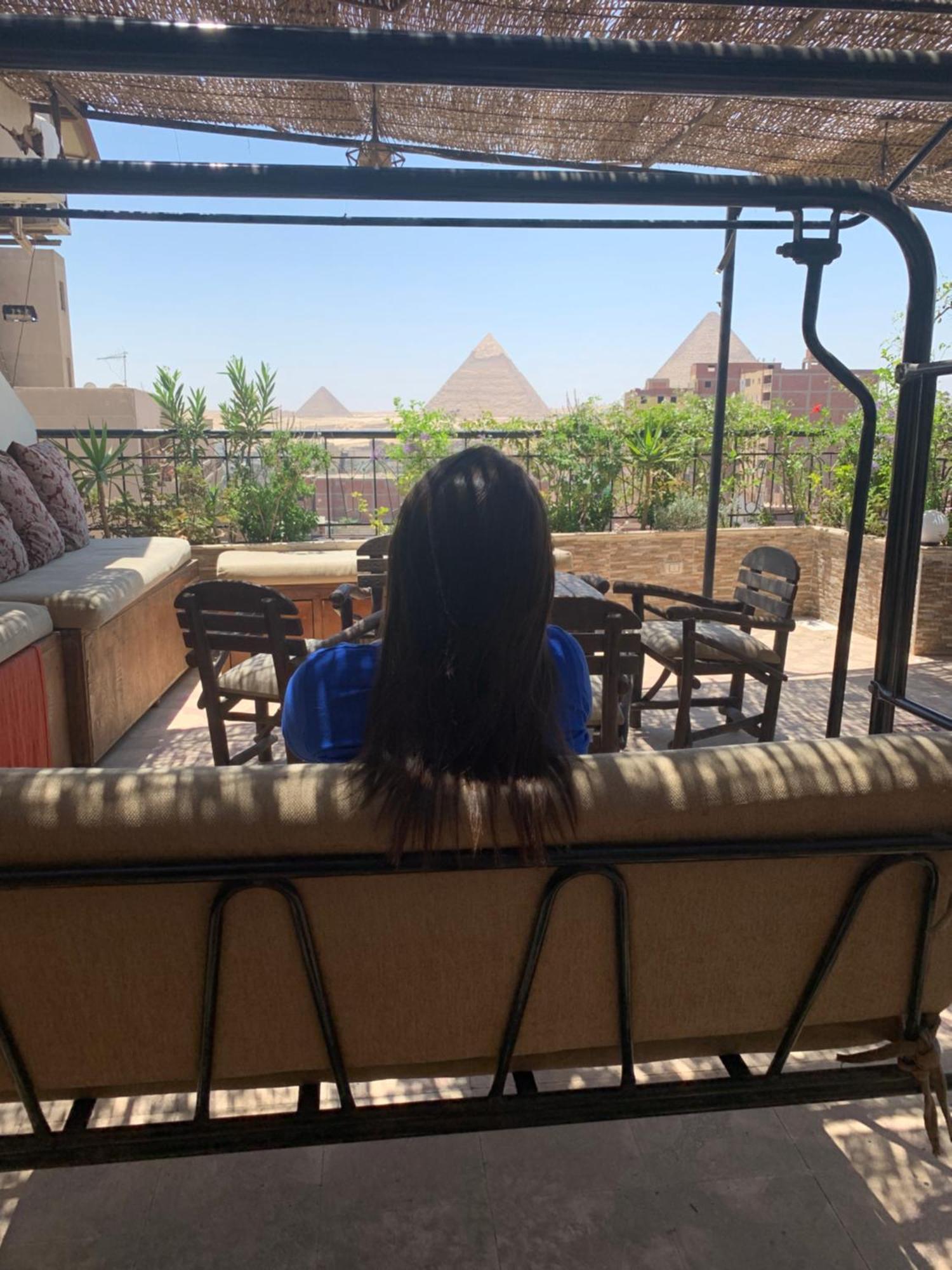 Draz Pyramids View Bed & Breakfast Kafret el-Gabal Exterior photo
