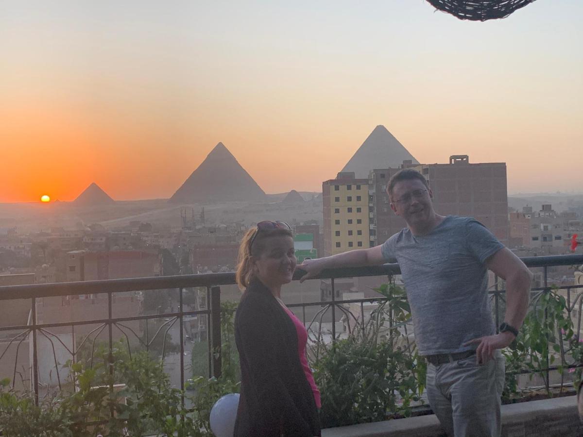 Draz Pyramids View Bed & Breakfast Kafret el-Gabal Exterior photo